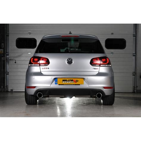 Vw Golf Gti Mk Milltek Sport Race Cat Back X Chrome Gt