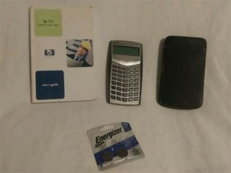 Hewlett Packard Hp 33s Scientific Calculator With Casebatteries And