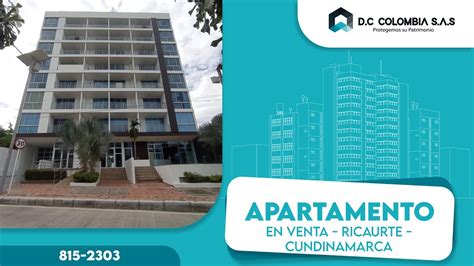 VENTA DE APARTAMENTO EDIFICIO PUERTO ALEJANDRIA RICAURTE CUNDINAMARCA