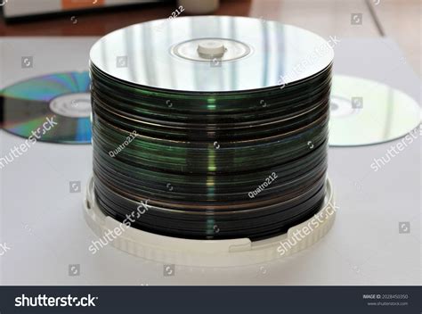 Stack Compact Discs Storing Files Stock Photo 2028450350 Shutterstock