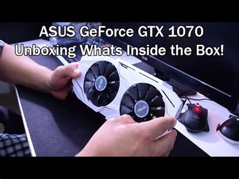 Asus GTX 1070 Dual 8GB GDDR5 White GPU!!!! Unboxing & Overview - YouTube