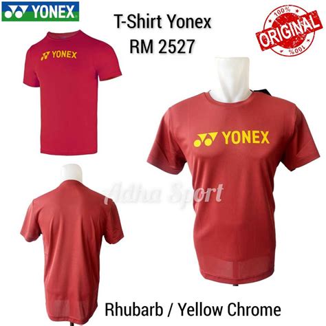 Jual Yonex T Shirt Badminton RM 2527 Easy Tee Tru Breeze Rhubarb