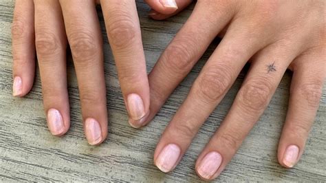 Angel Nails Bring A Gentle Shine To The Naked Nail Trend