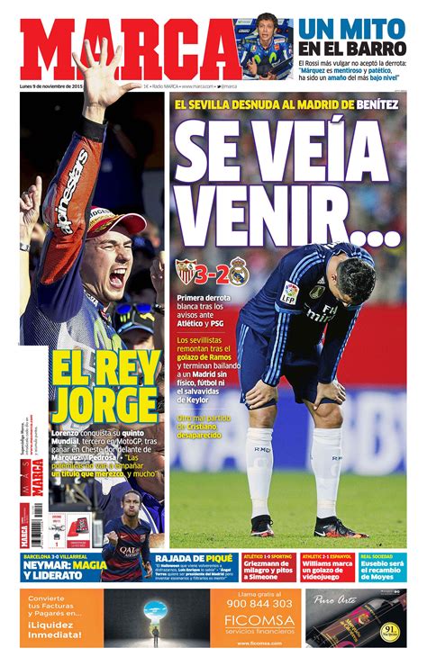 Portadas De Los Periódicos Deportivos De España Y Europa Hoy Lunes 9