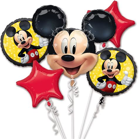 5 Pack Mickey Mouse Balloon Bouquet Jacks Dollar