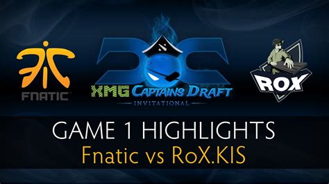 Dota 2 Fnatic Vs RoX KIS Game 1 Highlights The XMG Captains Draft