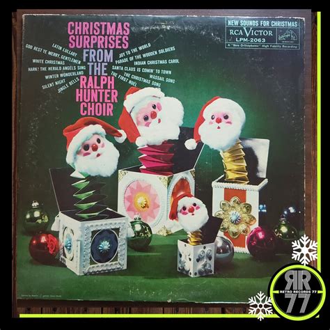 1959 Christmas Surprise From The Ralph Hunter Choir Album Santa Claus