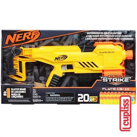 NERF Alpha Strike Flyte CS 10 Motorized Hasbro E8697 Lazada Indonesia