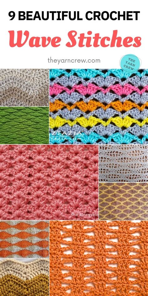 9 Beautiful Crochet Wave Stitch Patterns - The Yarn Crew