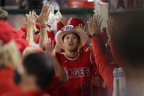 大谷翔平、日本人メジャー最多1試合8打点 井口と松井秀喜の「7」を更新 3ラン2発＆2犠飛 Mlb写真ニュース 日刊スポーツ