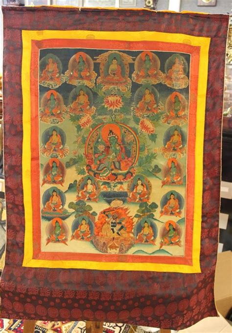 Varia Auktion Nachverkauf Thangka Darstellungen Der Taras