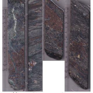 Drill Core Samples Analyzed In This Study Sample A Tremolite Bearing