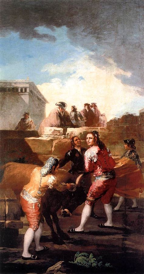 La Novillada C Francisco De Goya Wikiart Org