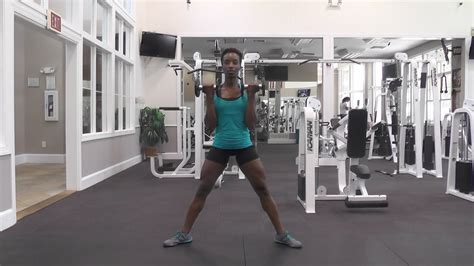 Dumbbell Sumo Squat To Curl Apex Nc Personal Trainer Youtube