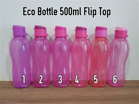 Tupperware Eco Bottle 500ml Flip Top Limited Colors Available