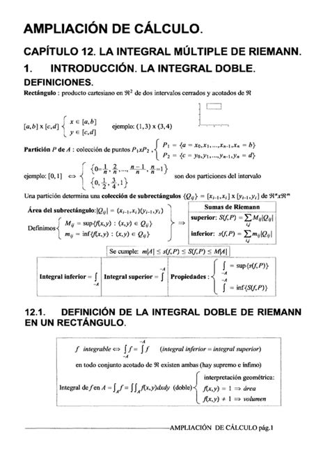 Libro apuntes ampliación de cálculo integrales PDF