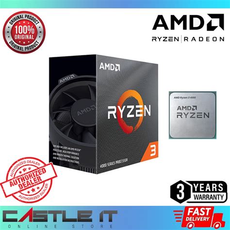 AMD RYZEN 3 4100 4 Cores 8 Threads 3 8GHZ Up To 4 0GHZ AM4 Desktop