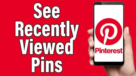 How To See Recently Viewed Pins On Pinterest 2023 Find View Your