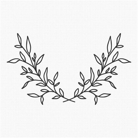 Flower Laurel Wreath Svg