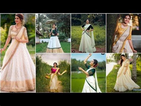 Onam Dress Ideas Kerala Pattu Pavadai Designs Kerala Traditional Davani