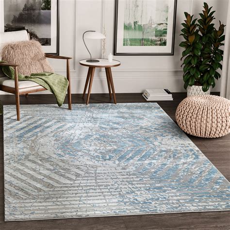 Silver Blue Rug Nipodcrm