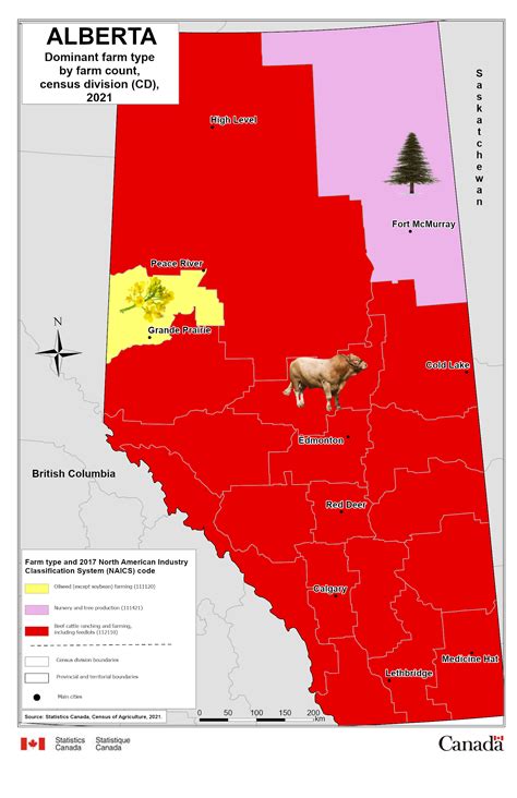 Alberta Dominant Farm Type By Farm Count Census Division Cd 2021