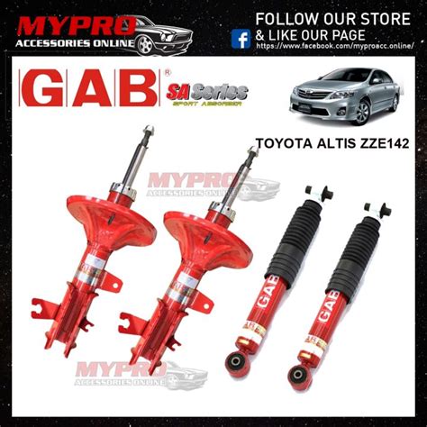 Toyota Altis Zze Gab Sa Series Heavy Duty Sport Absorber Lazada