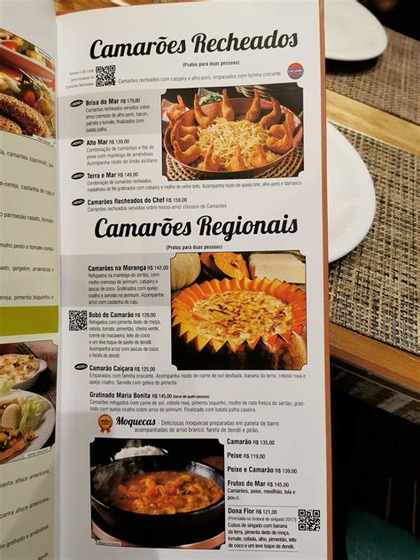 Menu Em Camarada Camar O Jo O Pessoa Mag Shopping Restaurante Jo O