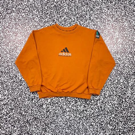 Adidas 🍊vintage 90s Adidas Equipment Big Logo Boxy Sweatshirt Style