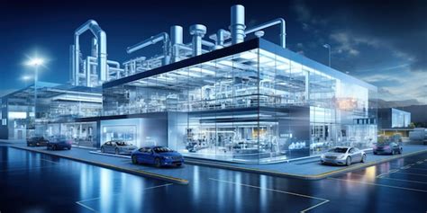 Usine Ultramoderne Qui Incarne Le Concept D Industrie 40 Mettant En