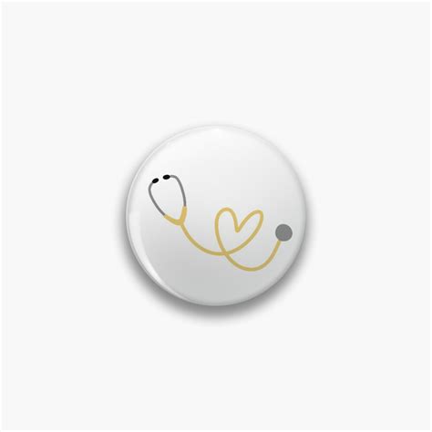 Yellow Heart Stethoscope Sticker For Sale By Jaquemv Redbubble