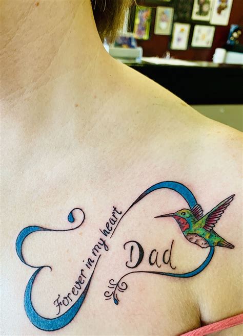 In Memory Of Dad Tattoos For Sons