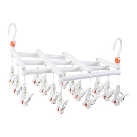 Aufmer Folding Multi Head Drying Rack Clip Windproof Multifunctional