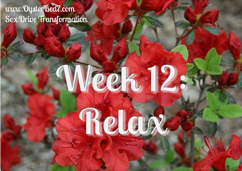 Week Sex Drive Transformation Relax Bonny S Oysterbed