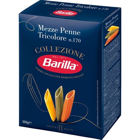 Köp Barilla Pasta Mezze Penne Tricolore 500g på delitea se