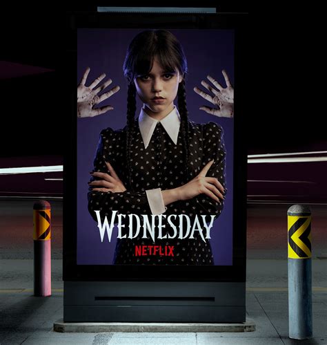 WEDNESDAY- A Netflix Series Poster :: Behance