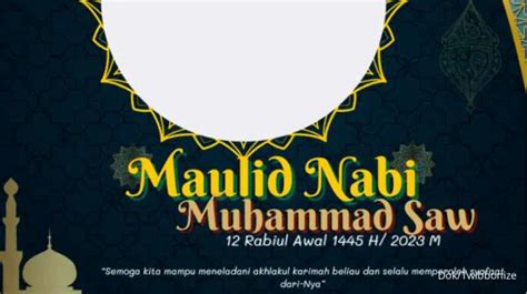 25 Desain Poster Maulid Nabi Muhammad Saw 1446 H Yang Bisa Diunduh Gratis