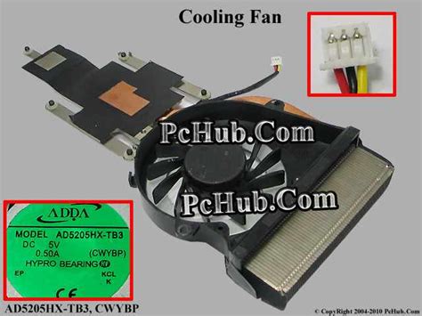 DC5V 0 5A Heatsink Fan 3AFH1TMJT00 AD5205HX TB3 CWYBP CP483551 01