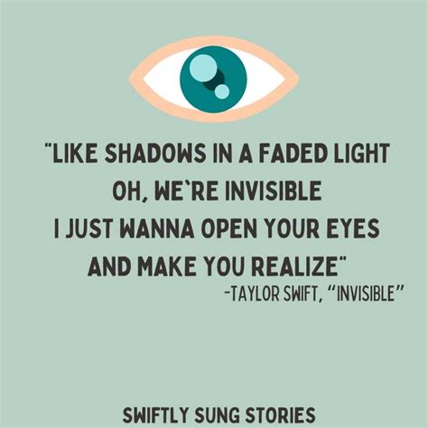 Fire & Longing: Taylor Swift's "Invisible" Lyrics Meaning - Swiftly ...