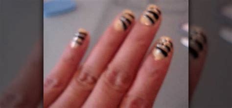 How to Create tiger stripe nail art « Nails & Manicure :: WonderHowTo