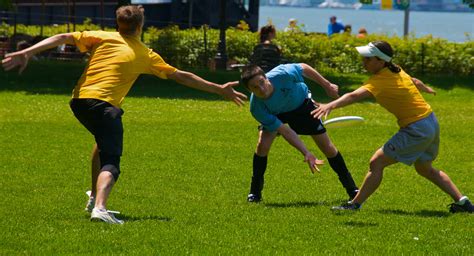 Download An Athlete Enjoying The Joy Of Frisbee