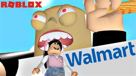 Tia Flá Foge Do GERENTÃO MALUCO Do Walmart Roblox YouTube