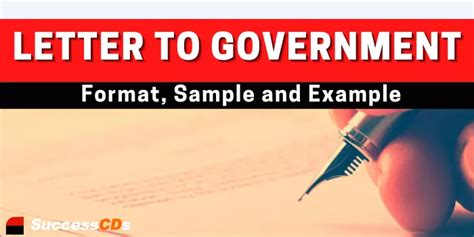 Letter To Government Format Samples And Examples