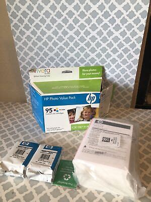 Hp Photo Value Pack Custom Series Two Tri Color Ink Cartridges Exp