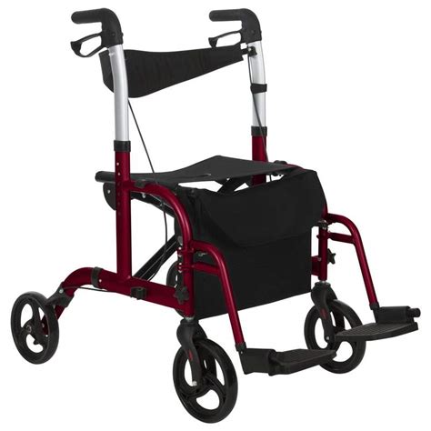 Hybrid Rollator Wheelchair By Vive Health