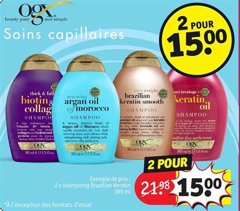 Promo X Shampoing Brazilian Keratin Ml Chez Kruidvat Icatalogue Fr