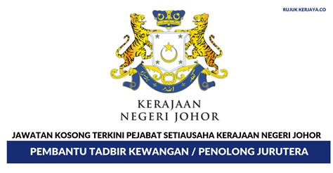 Pejabat Setiausaha Kerajaan Negeri Johor – KERJAYA