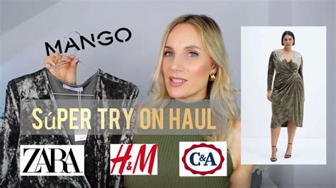 SÚPER MEGA HAUL ZARA MANGO H M y C A Super Rebajas hasta 90