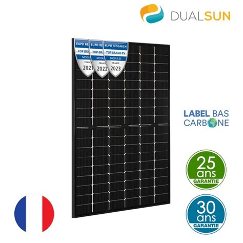 Panneau Solaire Dualsun FLASH 425 Wc Half Cut Glass Glass Bi Facial