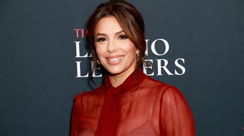 Eva Longoria Steps Out In Sheer Red Ensemble And Nude Heels In Recent Los Angeles Outing